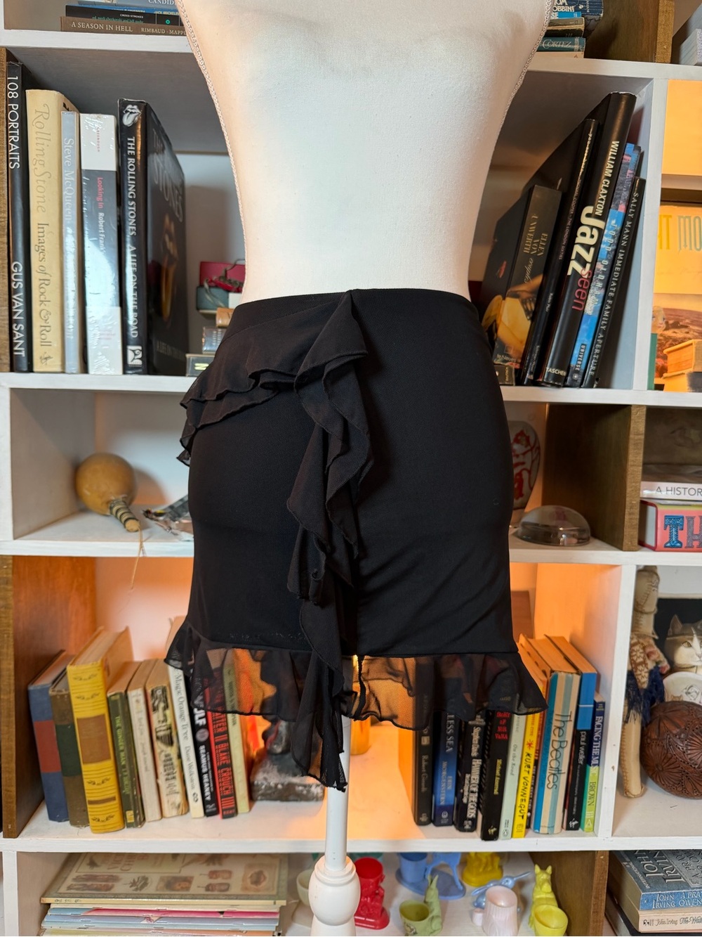 tiger mist ruffle skirt